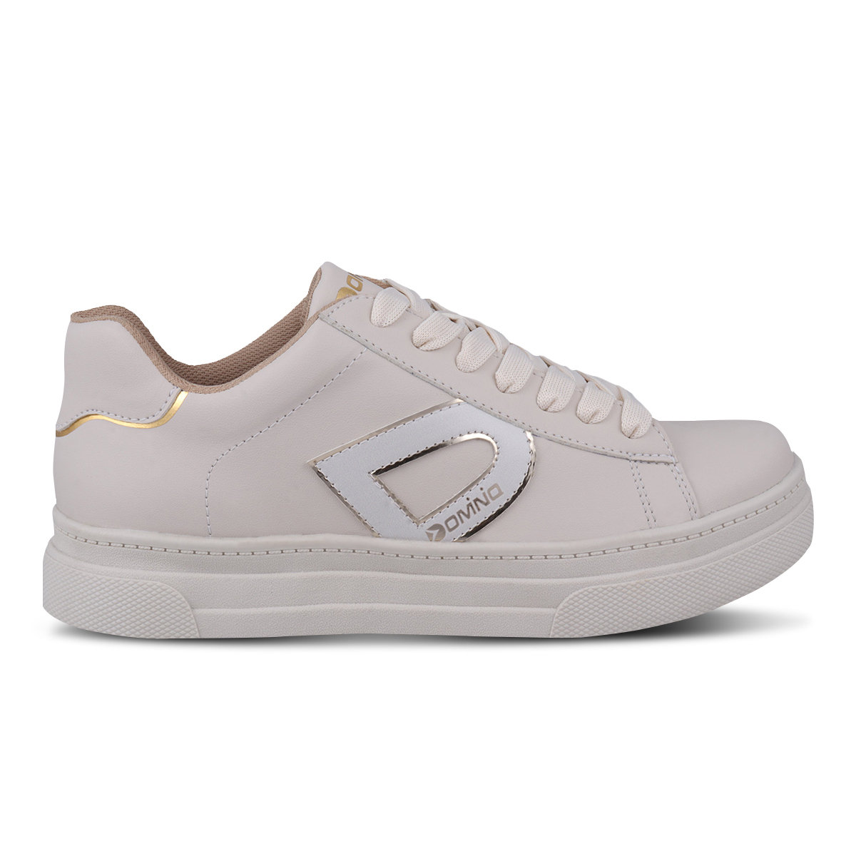 Foto 3 pulgar | Tenis Sneaker Dominiq 2302 Color Latte Para Mujer