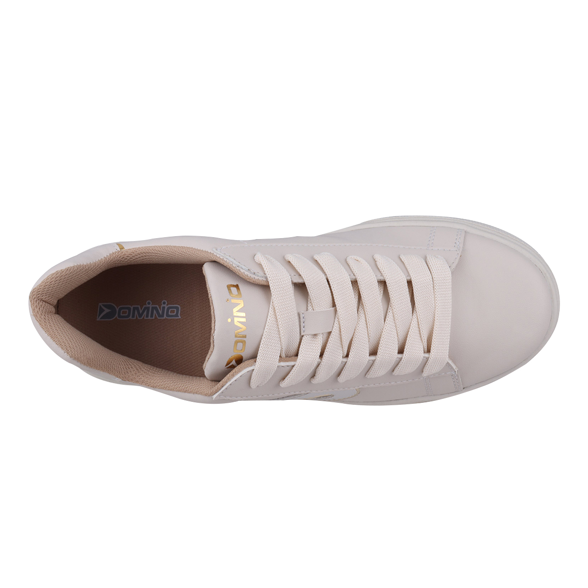 Foto 5 pulgar | Tenis Sneaker Dominiq 2302 Color Latte Para Mujer