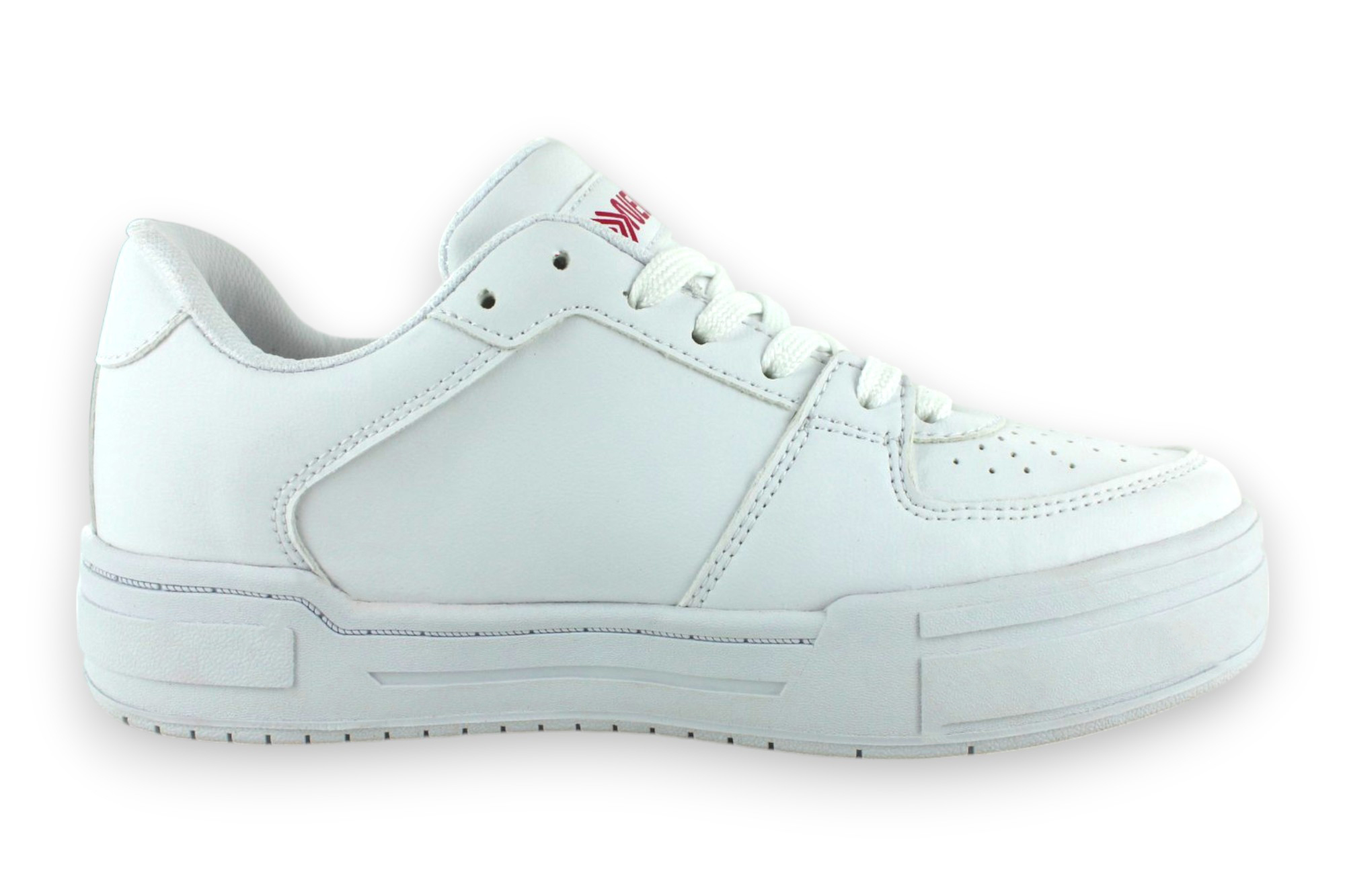Foto 4 pulgar | Tenis Casual Blanco Rosa Verde Mujer Panther Newk
