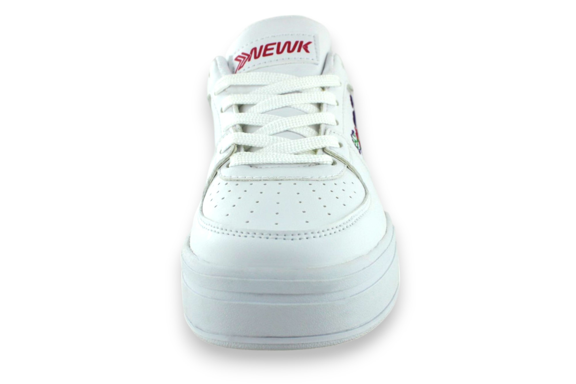 Foto 5 pulgar | Tenis Casual Blanco Rosa Verde Mujer Panther Newk