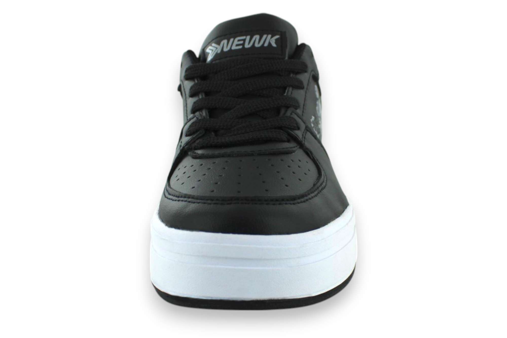 Foto 5 pulgar | Tenis Casual Negro Gris Mujer Panther Newk