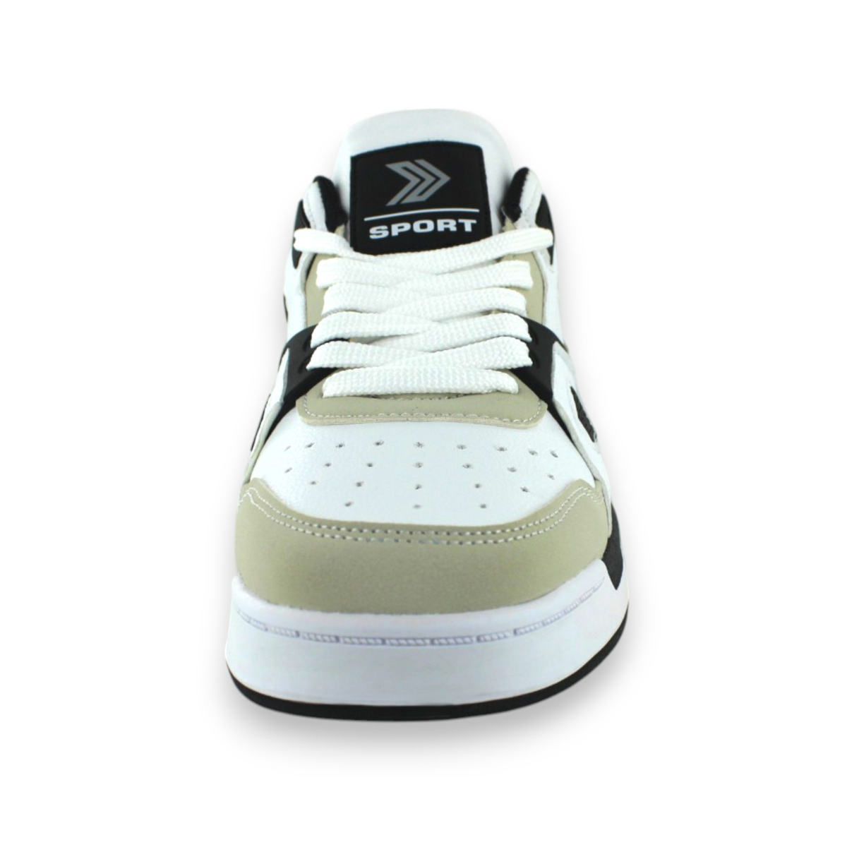 Foto 5 pulgar | Tenis Casual Blanco Negro Mujer Alif Newk