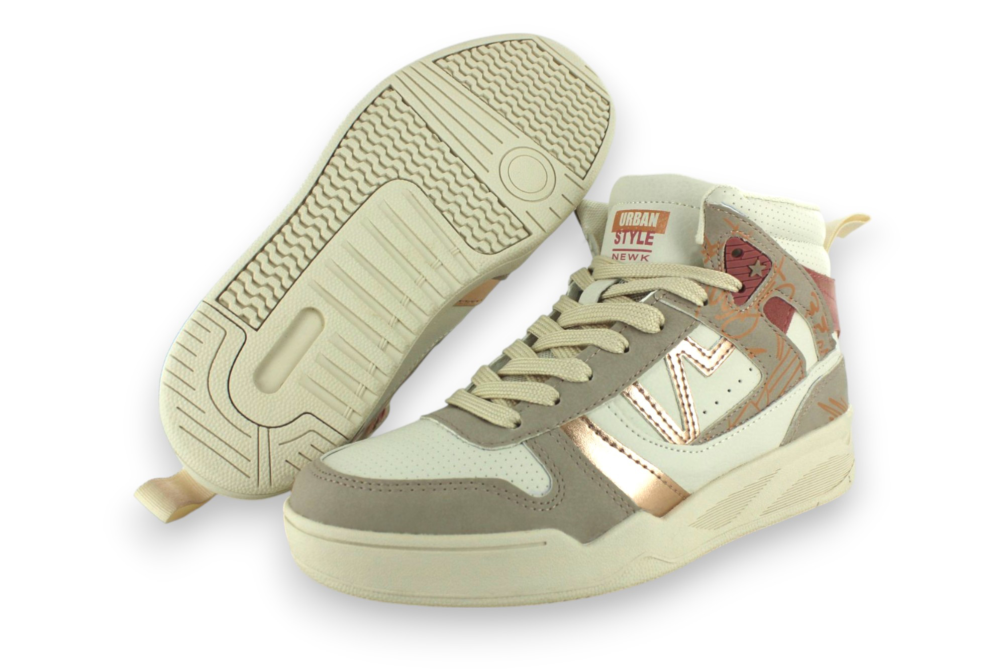 Tenis Casual Maquillaje Rosa Mujer Percio Newk