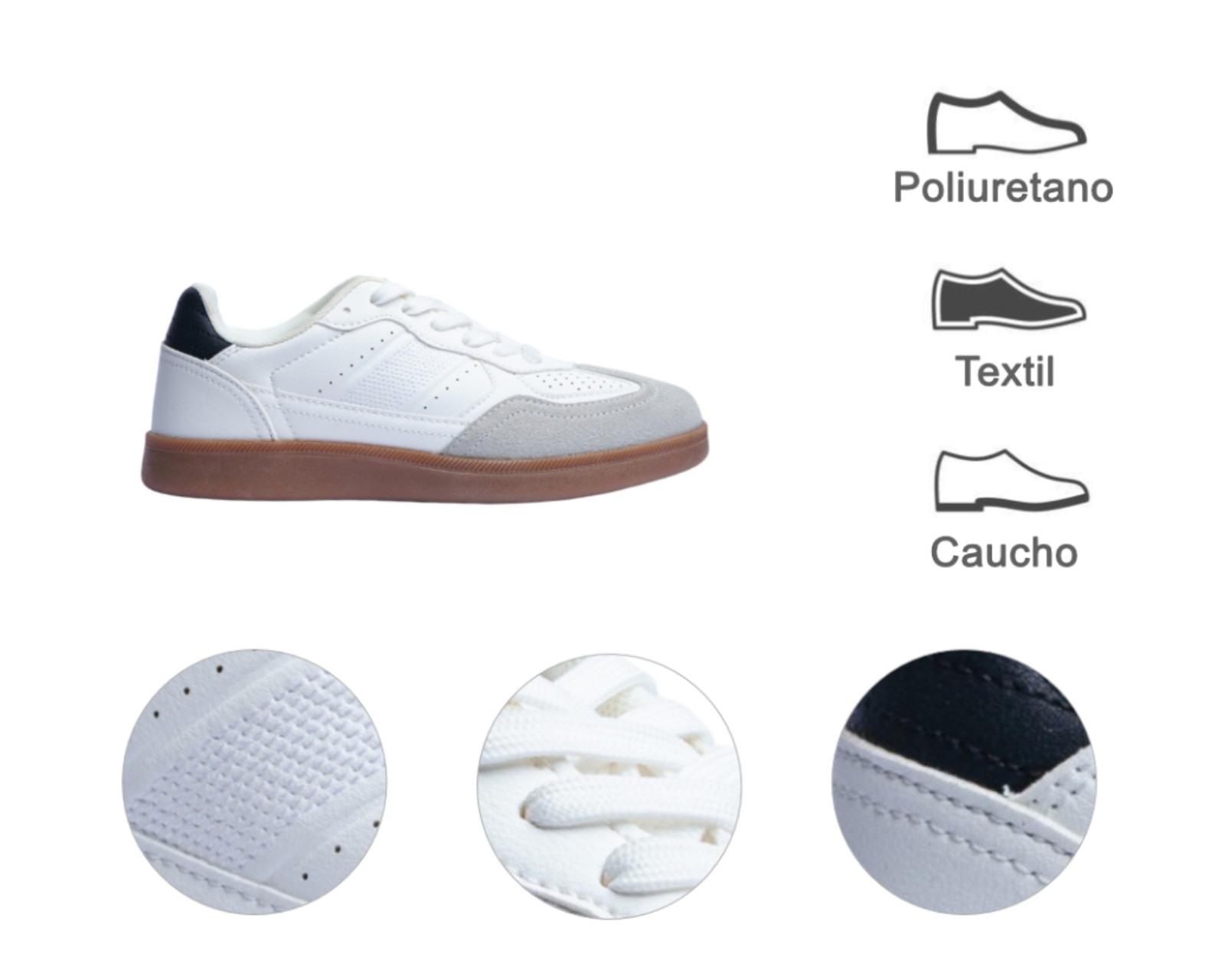 Foto 9 pulgar | Tenis Para Mujer Lob Footwear Pu Blanco 57005003