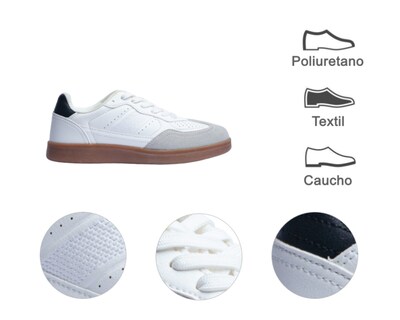 Foto 8 | Tenis Para Mujer Lob Footwear Pu Blanco 57005003