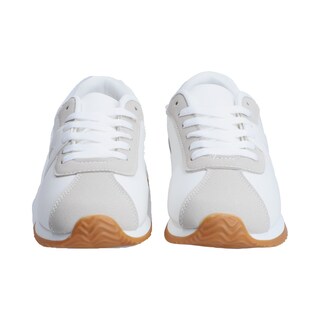 Foto 2 | Tenis Casuales Berlin Blanco y Gris para Dama