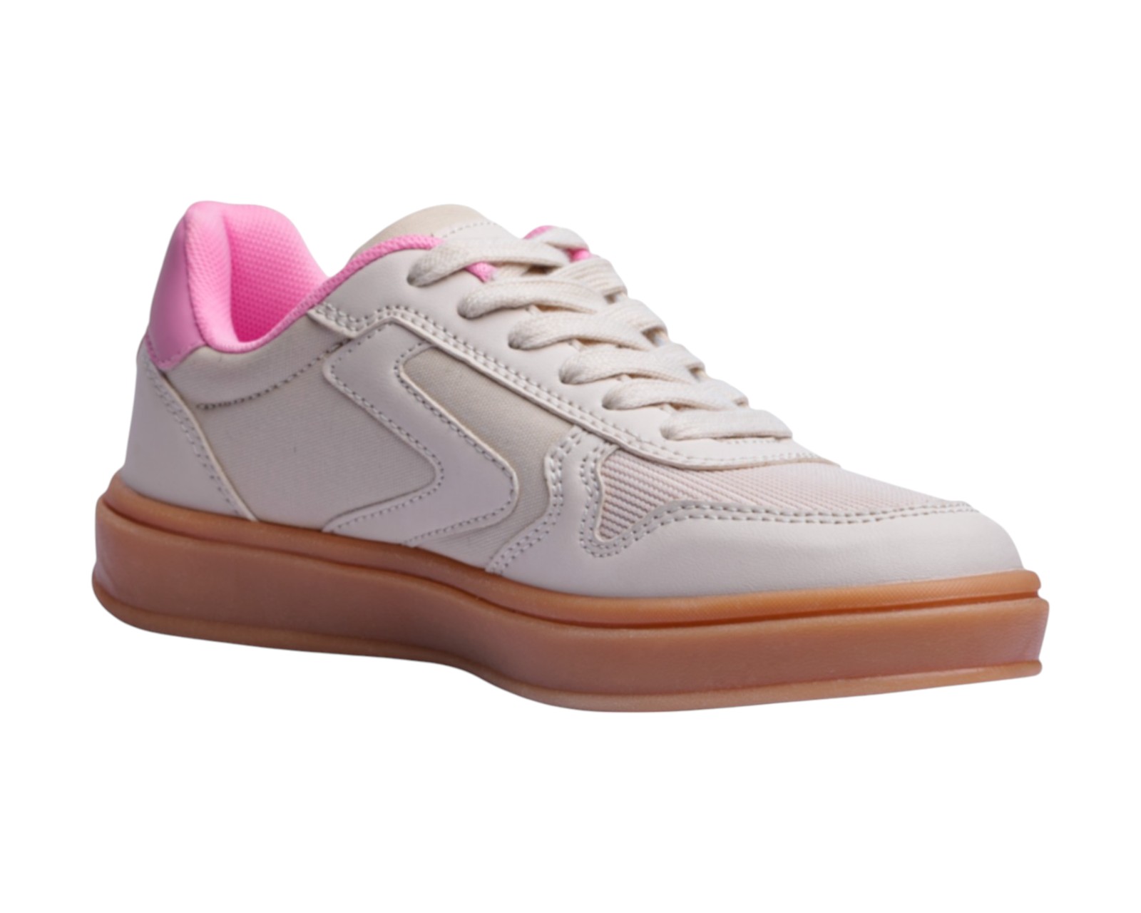 Foto 2 pulgar | Tenis Para Mujer Lob Footwear Pu Beige 57005004