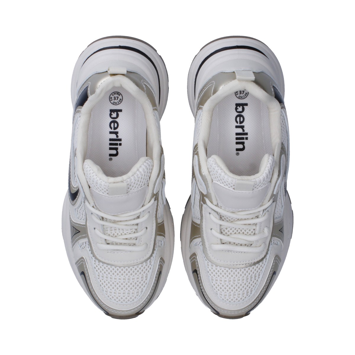 Foto 4 | Tenis Berlin Deportivos Blancos para Dama