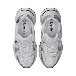 Foto 4 | Tenis Berlin Deportivos Blancos para Dama