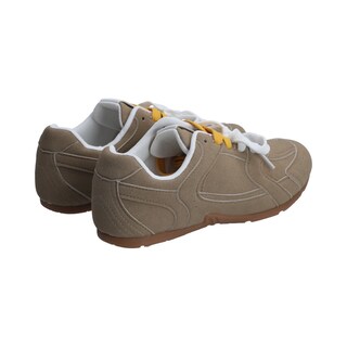 Foto 3 | Tenis Casuales Berlin Taupe con Agujetas Naranja y Blanco para Dama