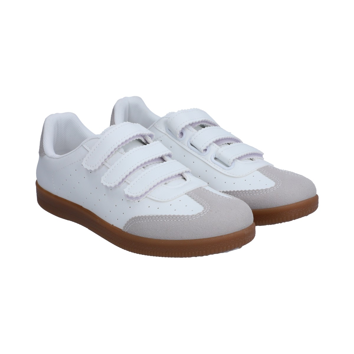 Foto 2 pulgar | Tenis Casuales Berlin Blancos para Mujer