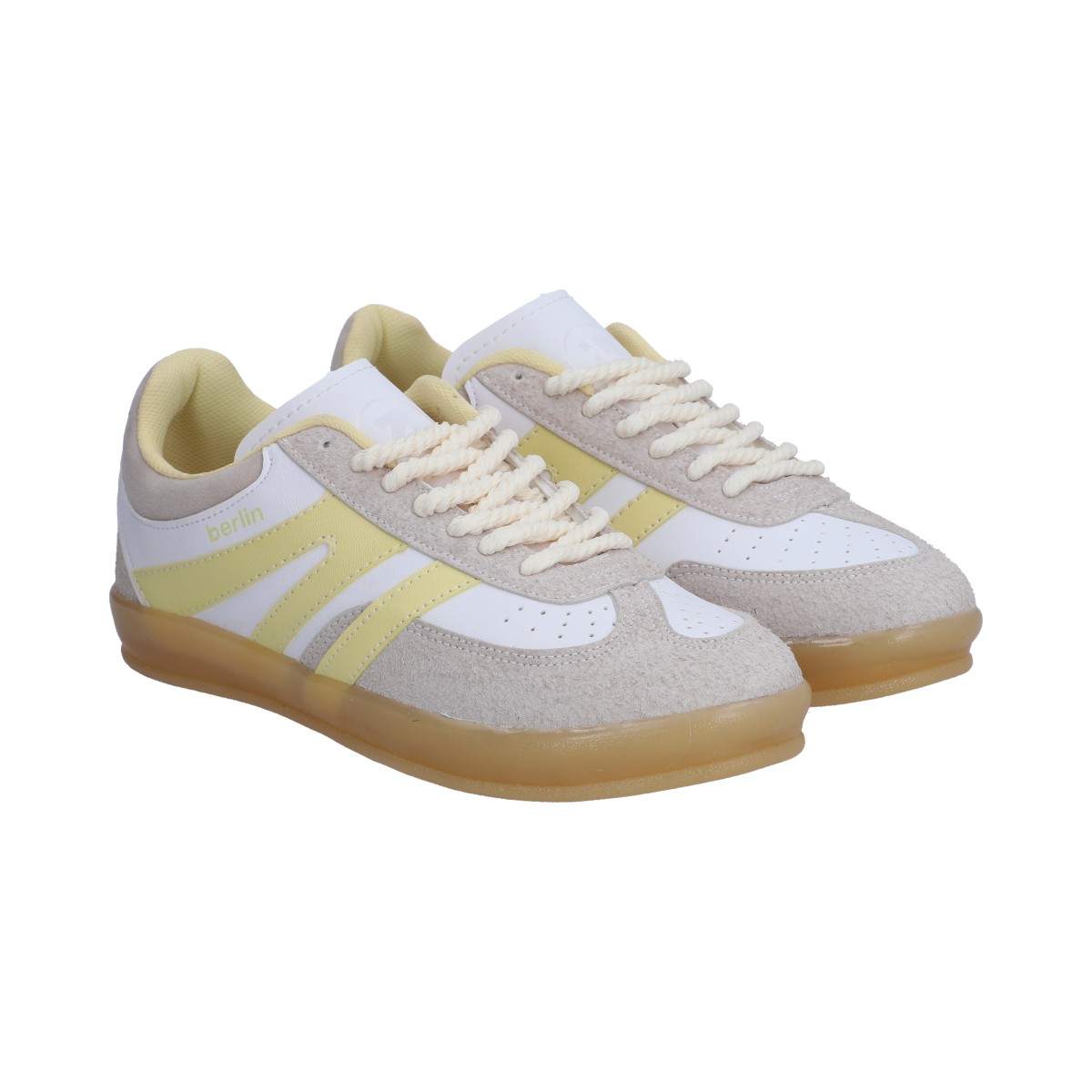 Foto 2 pulgar | Tenis Casuales Berlin Blancos para Mujer