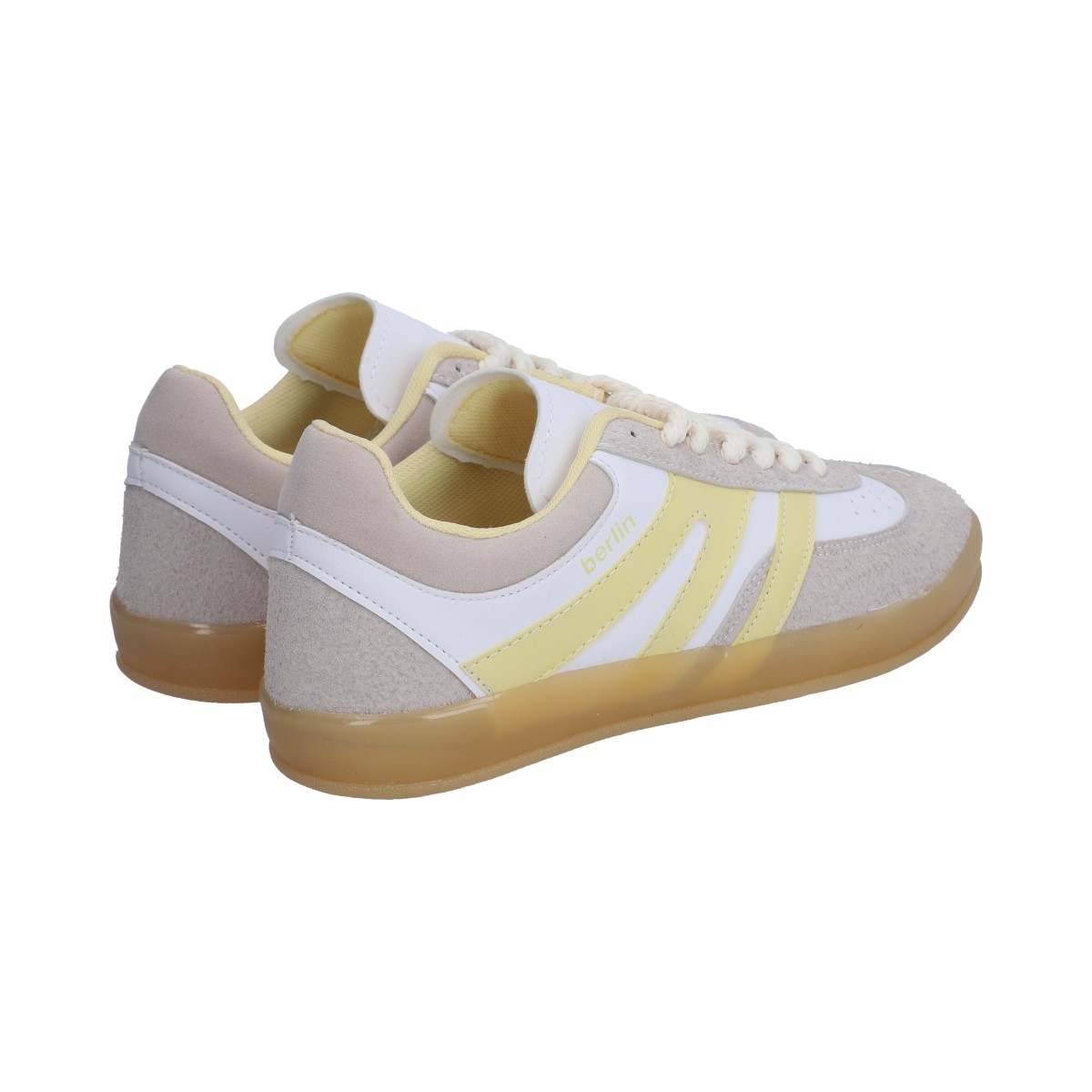 Foto 4 pulgar | Tenis Casuales Berlin Blancos para Mujer