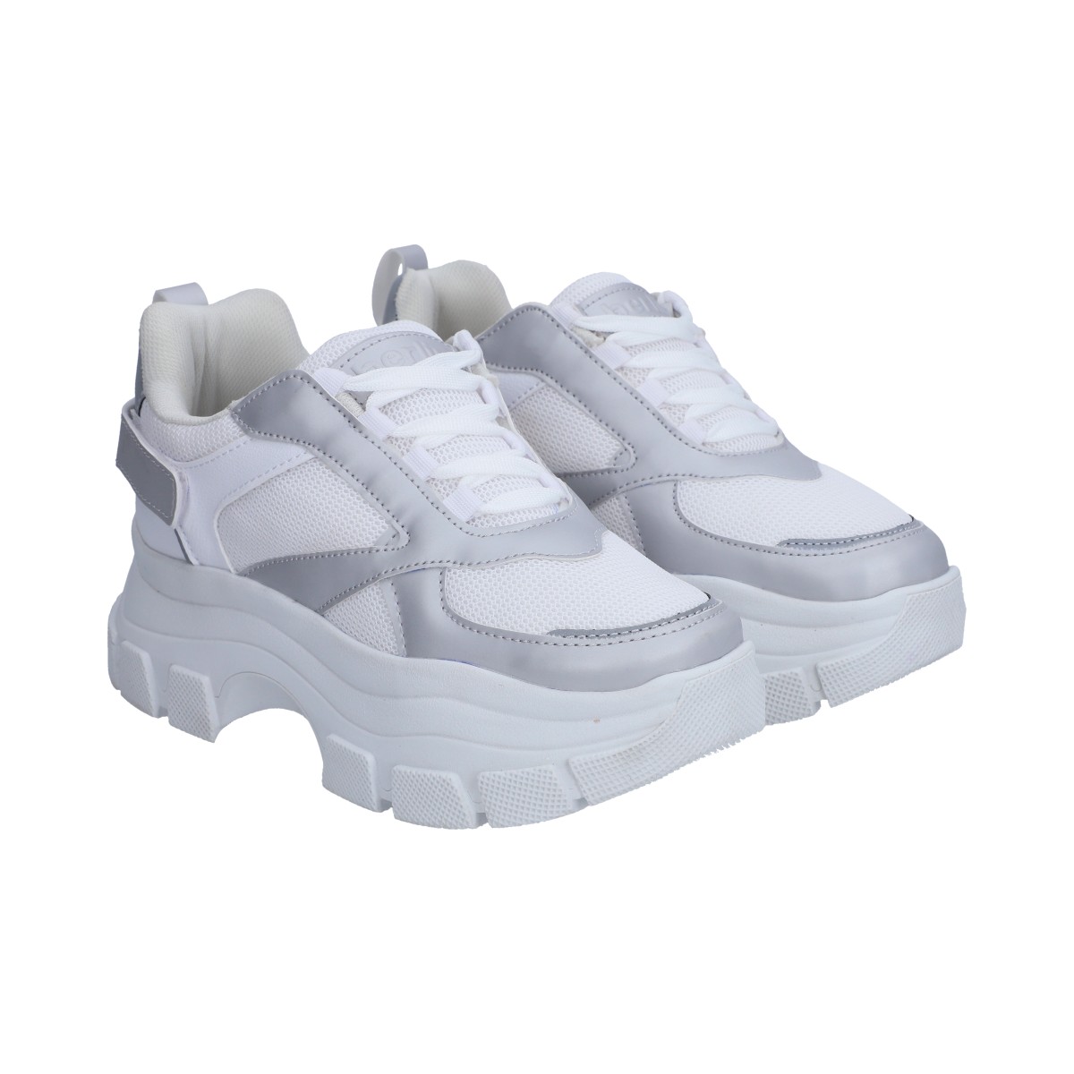 Tenis Deportivos Berlin Blancos con Plateado para Dama