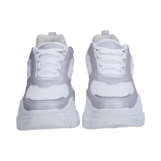 Foto 2 | Tenis Deportivos Berlin Blancos con Plateado para Dama