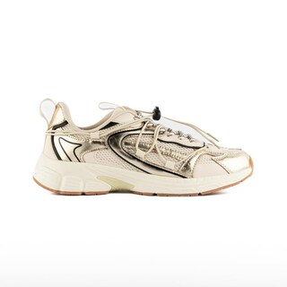 Foto 1 | Tenis Sneaker Plataforma Moda 5cm Para Mujer Walki Marimar Beige