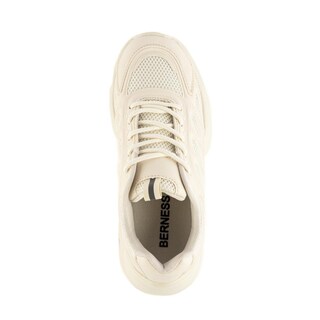 Foto 3 | Tenis Sneaker Moda Brillo Plataforma 5cm Para Mujer Walki Dulce Beige