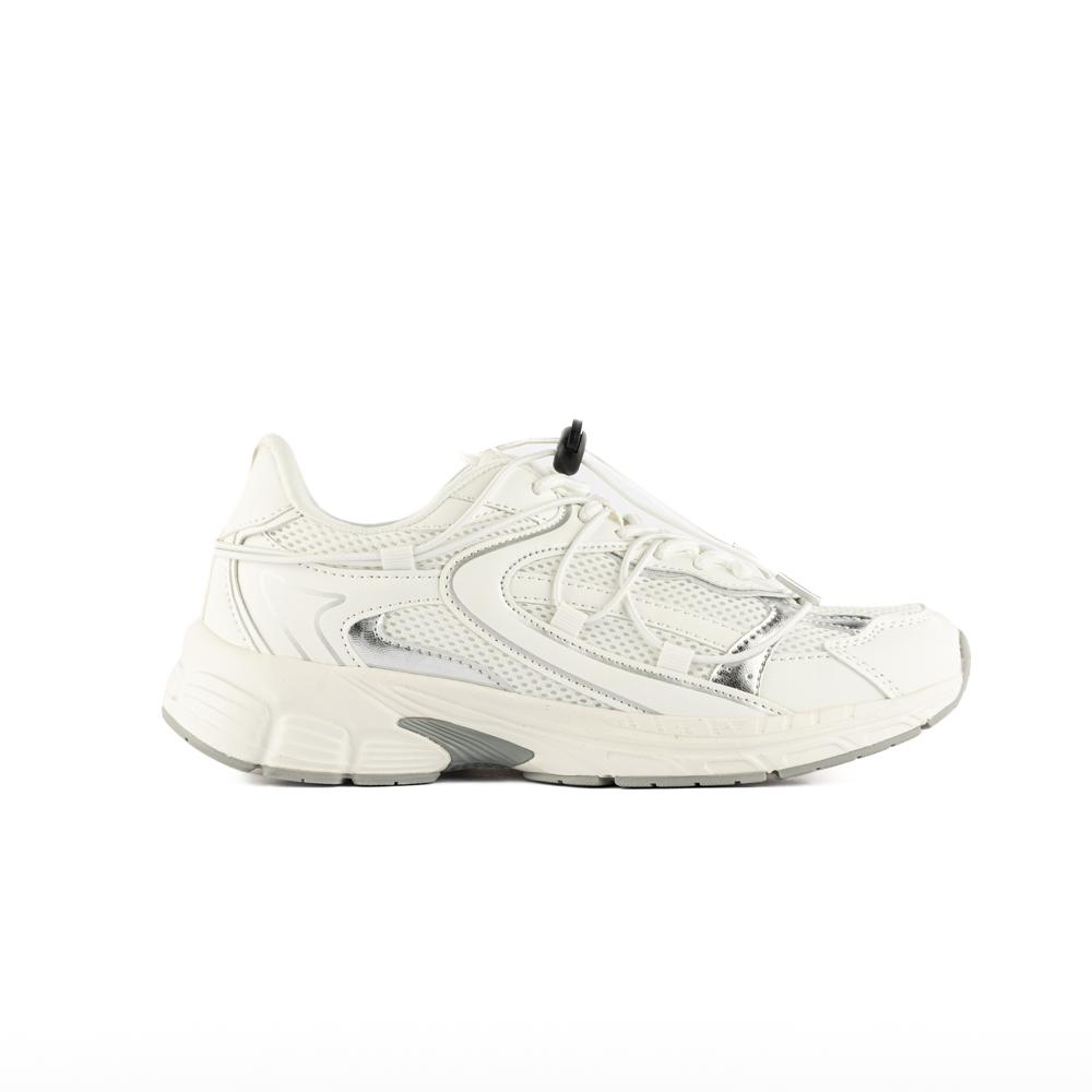 Tenis Sneaker Plataforma Moda 5cm Para Mujer Walki Marimar Blanco