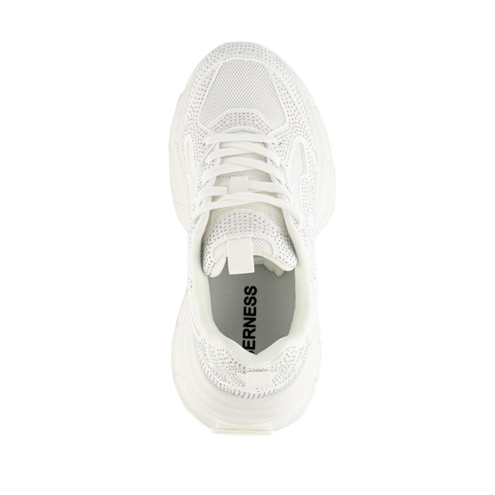 Foto 4 pulgar | Tenis Sneaker Plataforma Moda 5cm Para Mujer Walki Dania Blanco
