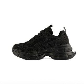 Foto 2 | Tenis Sneaker Plataforma Moda 5cm Para Mujer Walki Dania Negro