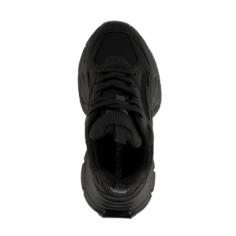 Foto 4 pulgar | Tenis Sneaker Plataforma Moda 5cm Para Mujer Walki Dania Negro