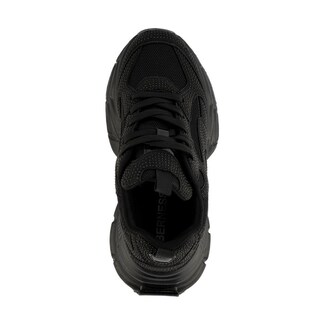 Foto 3 | Tenis Sneaker Plataforma Moda 5cm Para Mujer Walki Dania Negro