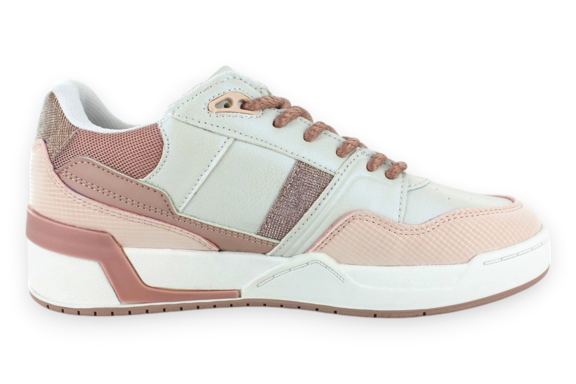 Foto 4 pulgar | Tenis Casual Blanco Maquillaje Mujer Canter Newk