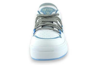Foto 4 | Tenis Casual Blanco Azul Cielo Mujer Lupina Newk