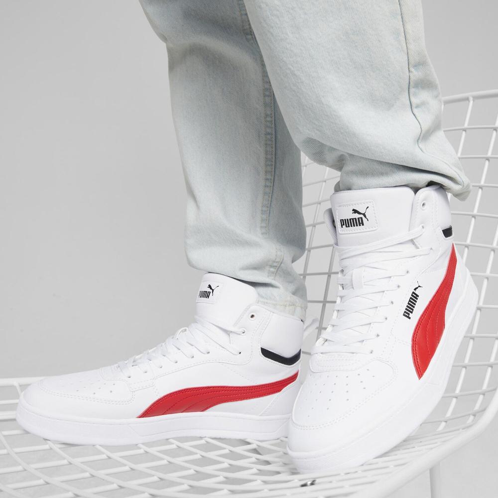 Foto 5 pulgar | Tenis Puma Caven 2.0 Mid Para Hombre Blanco