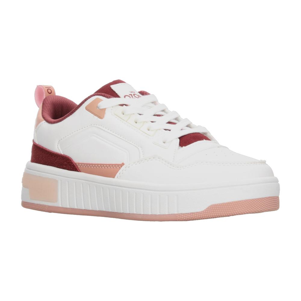 Foto 3 pulgar | Tenis Ozono Blanco Para Mujer [ozo2981] Blanco