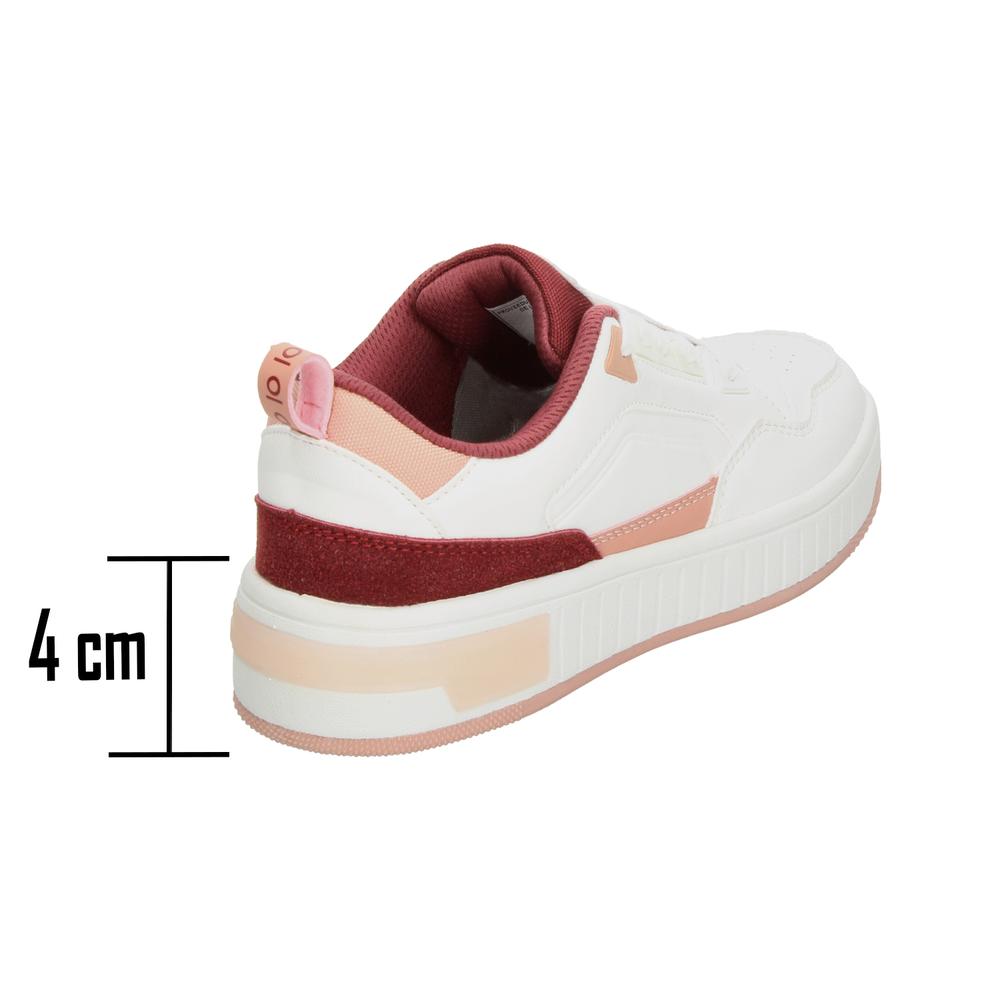 Foto 4 pulgar | Tenis Ozono Blanco Para Mujer [ozo2981] Blanco