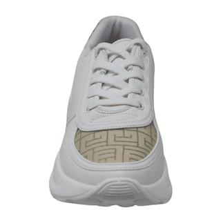 Foto 3 | Teni Casual De Plataforma L14 Blanco Dorado Para Mujer