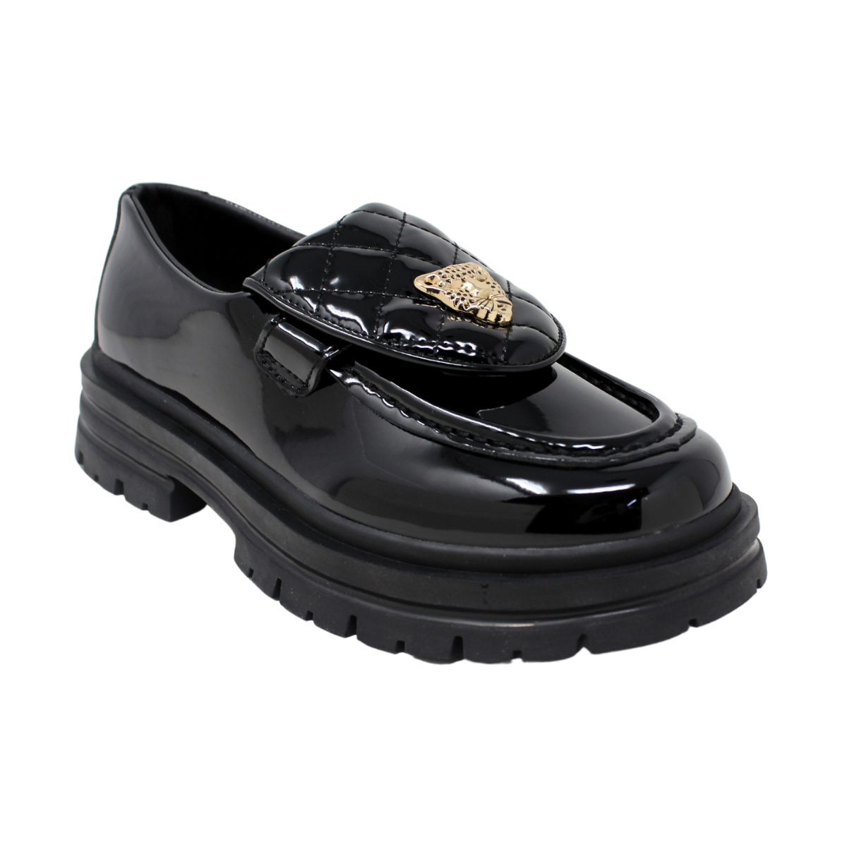 Foto 3 pulgar | Mocasin De Plataforma Elegante L5 Negro Para Mujer