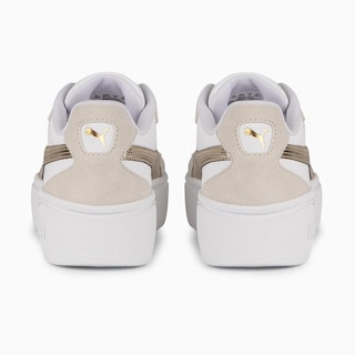 Foto 4 | Tenis Puma Club Ii Era Plataform Metallics Para Mujer Beige