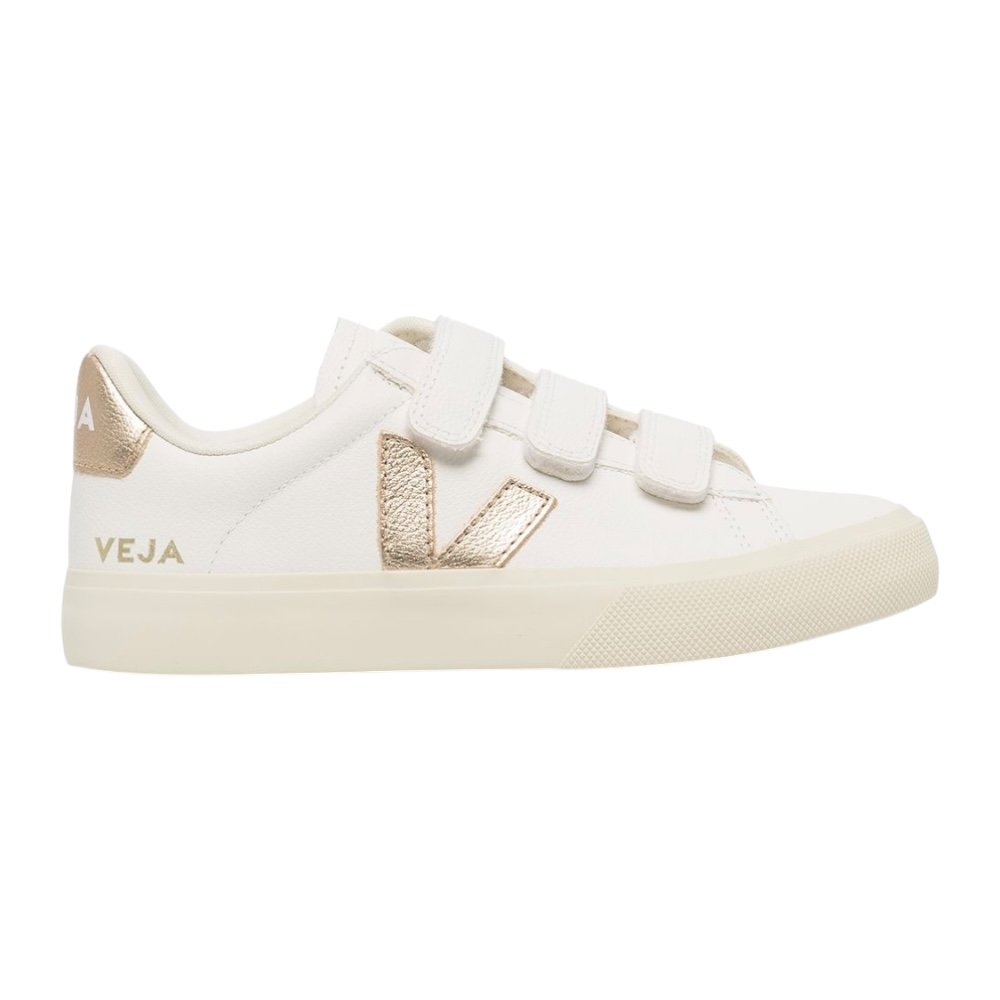 Foto 2 pulgar | Tenis Chrome Free Blancos Con Logo En Color Dorado Talla 27