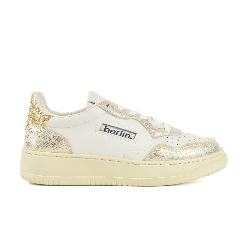 Foto 1 | Tenis Sneaker Metálico Moda Casual De Mujer Walki Edith Dorado