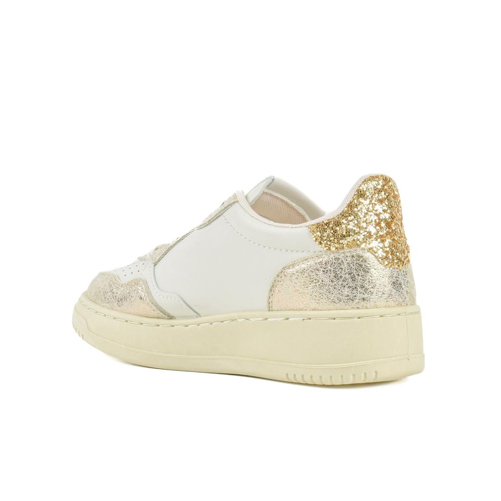 Foto 4 pulgar | Tenis Sneaker Metálico Moda Casual De Mujer Walki Edith Dorado