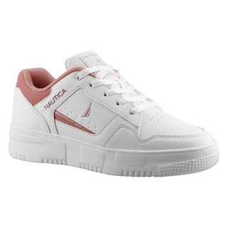 Foto 2 | Tenis Nautica Va116 Blanco/pink Dama Casuales Talla 22 A 26 M