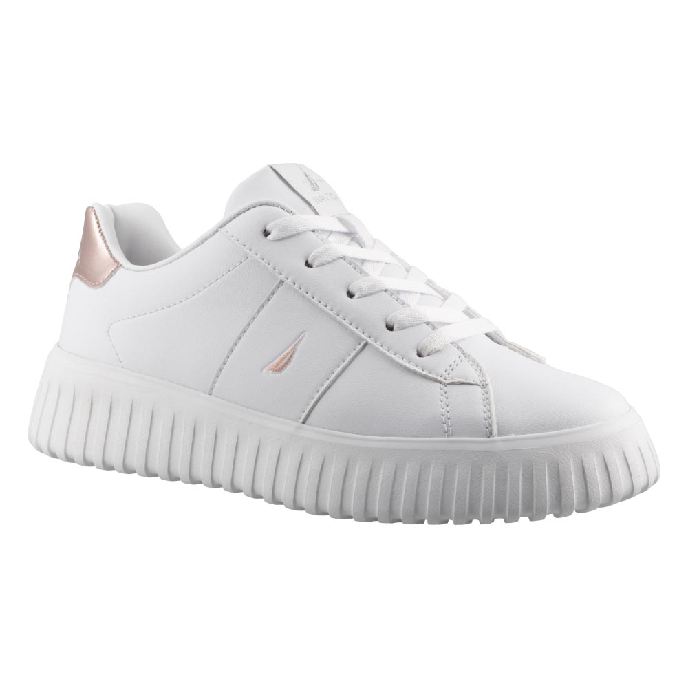 Foto 3 pulgar | Tenis Mujer Nautica Np101 Blanco/ororosado Tenis Dama Casual Talla 22 A 26 M