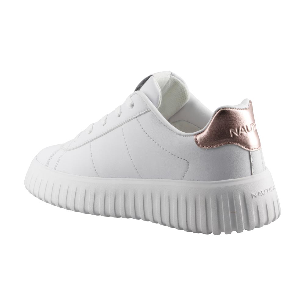 Foto 5 pulgar | Tenis Mujer Nautica Np101 Blanco/ororosado Tenis Dama Casual Talla 22 A 26 M