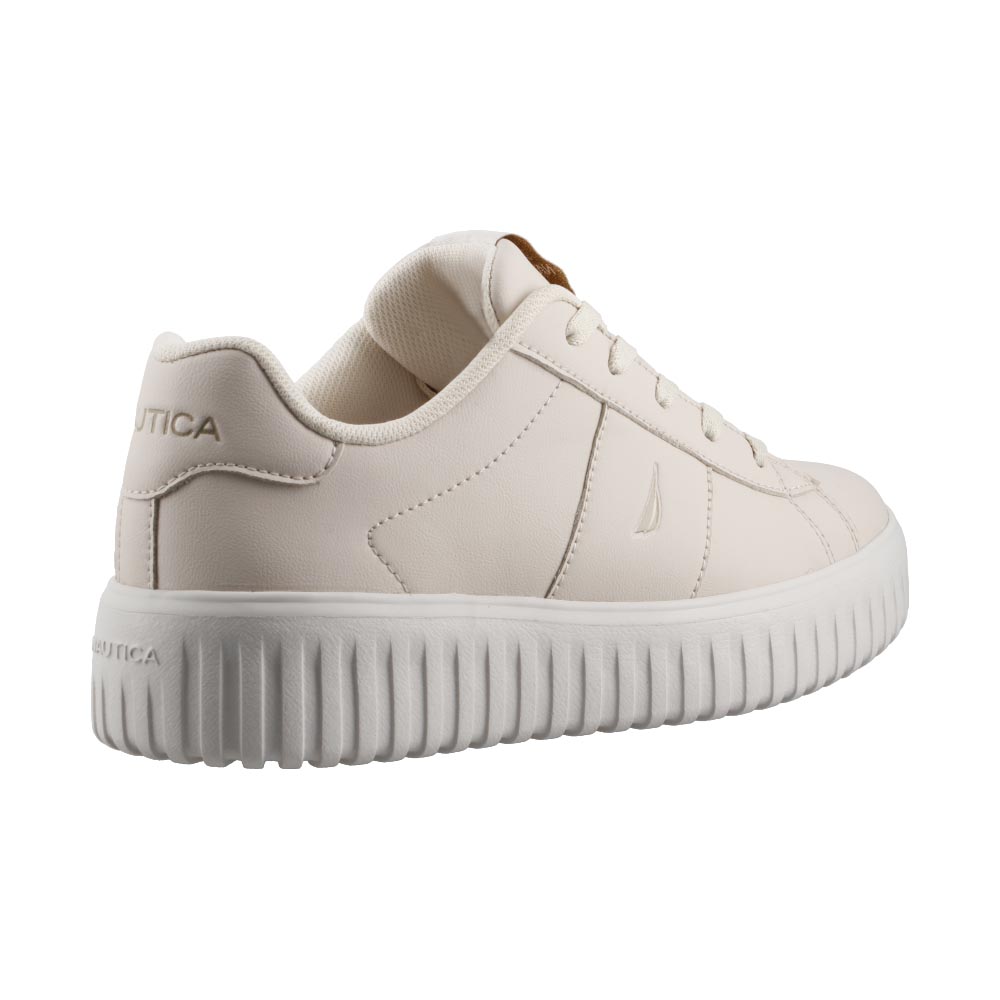 Foto 4 pulgar | Tenis Nautica Np101 Latte Casuales Mujer Talla 22 A 26 M