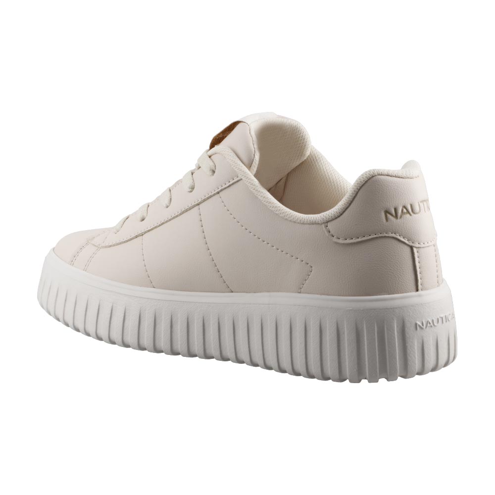 Foto 5 pulgar | Tenis Nautica Np101 Latte Casuales Mujer Talla 22 A 26 M