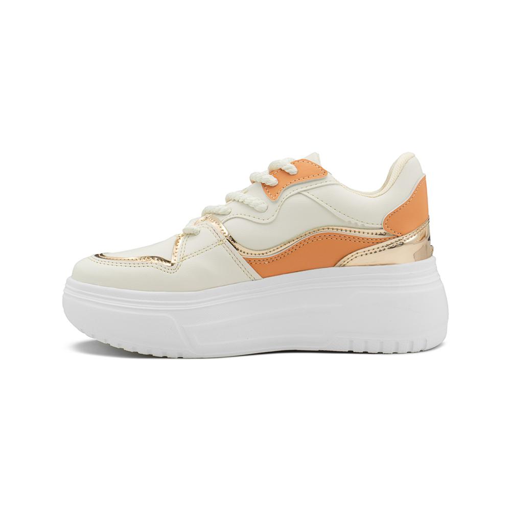 Foto 7 pulgar | Tenis Para Mujer Casuales Con Plataforma Chunky Latte/mamey Beige