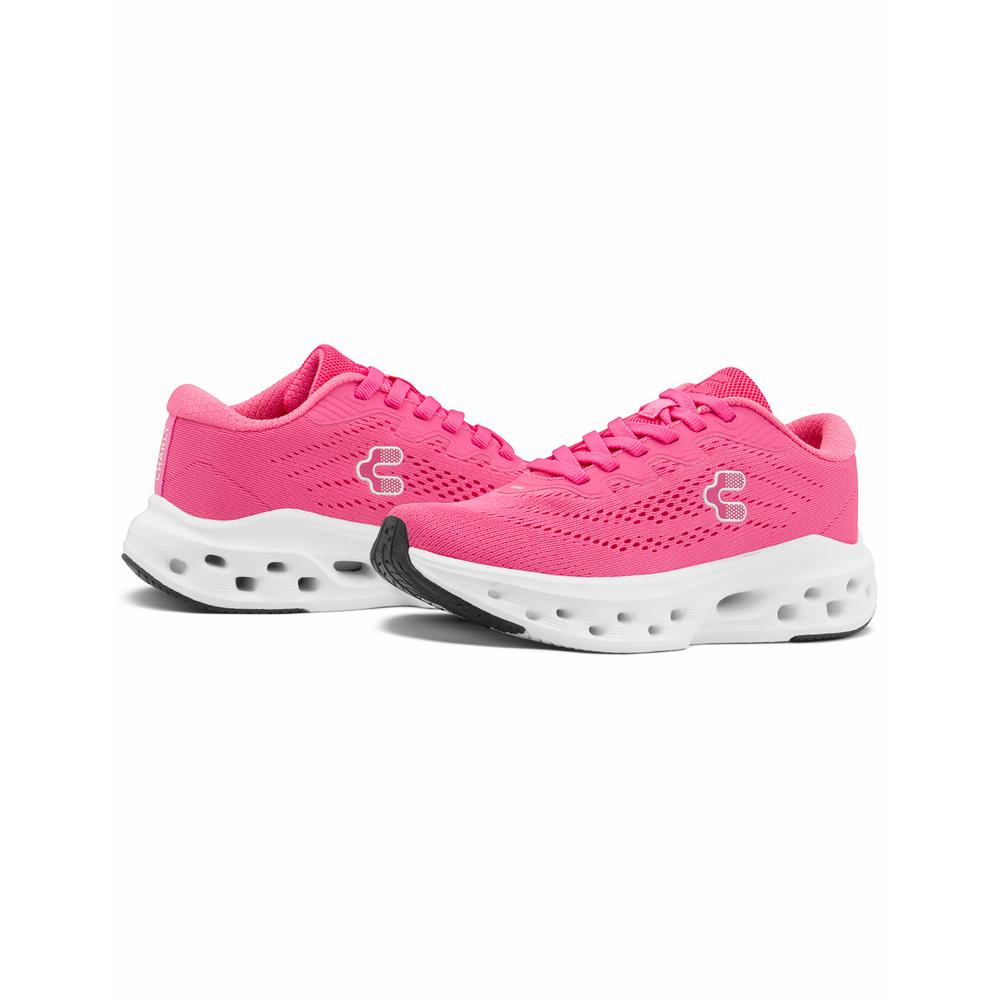 Foto 4 pulgar | Tenis De Charly Para Dama Deportivos Running Ligeros Fiusha Fucsia