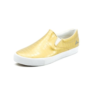 Foto 3 | Tenis Pirma Choclo Para Mujer Slip On Color Dorado Dorado
