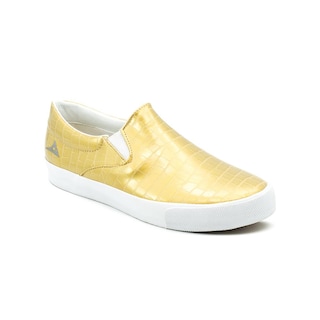 Foto 4 | Tenis Pirma Choclo Para Mujer Slip On Color Dorado Dorado