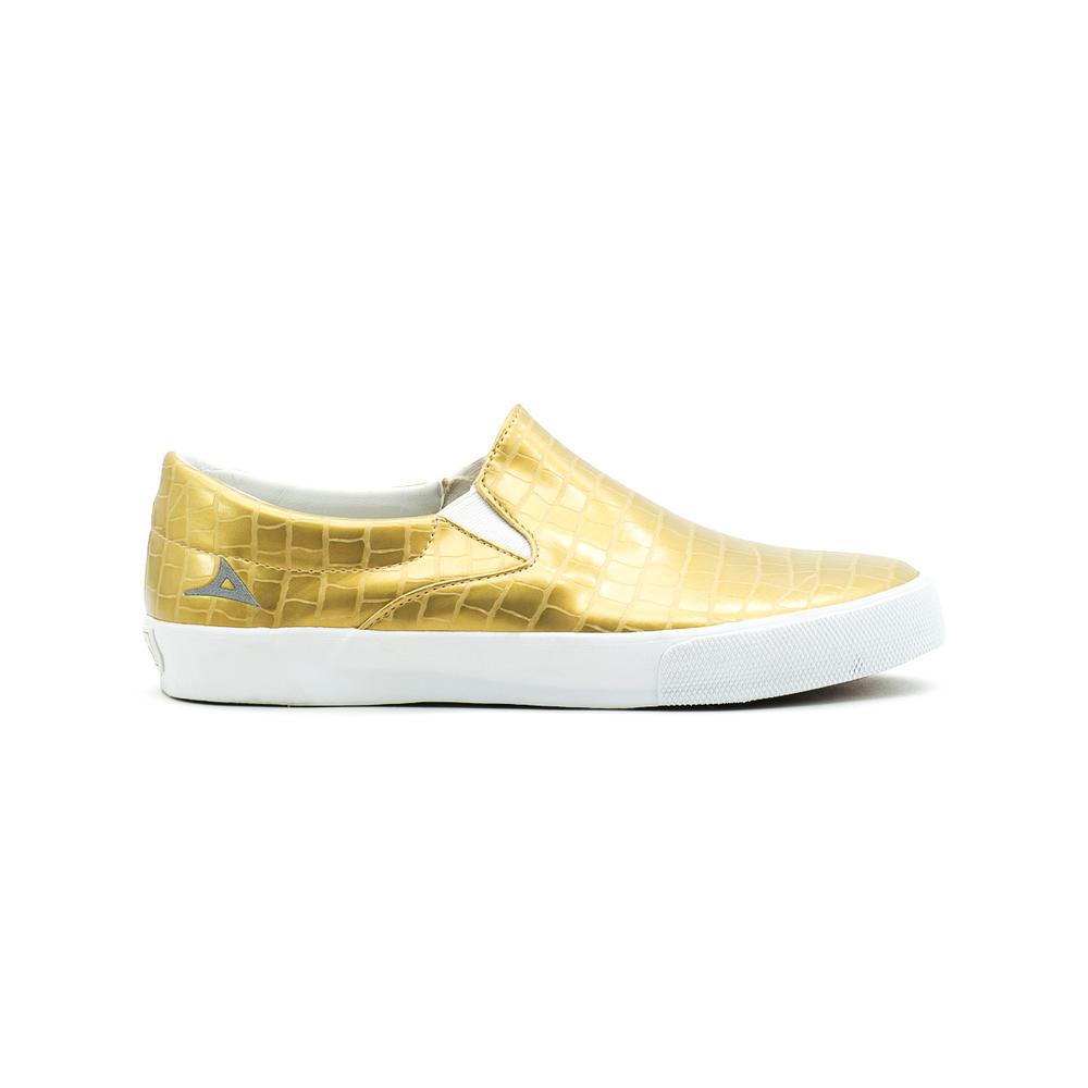Foto 7 pulgar | Tenis Pirma Choclo Para Mujer Slip On Color Dorado Dorado