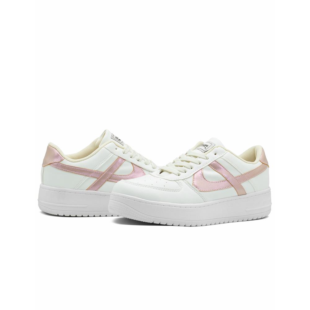 Foto 4 pulgar | Tenis Choclo Panam Para Mujer Plataforma Traspirable 22-26 Blanco