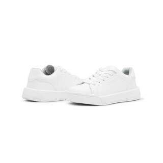 Foto 2 | Tenis Para Mujer Charly Bequi Casual Urbano Blanco Blanco