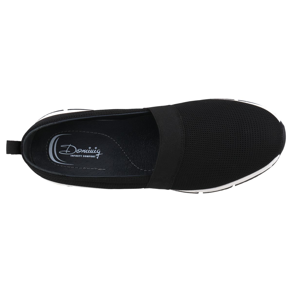 Foto 5 | Tenis Casual Y Cómodo Dominiq 5272 Color  Negro/blanco Para Dama